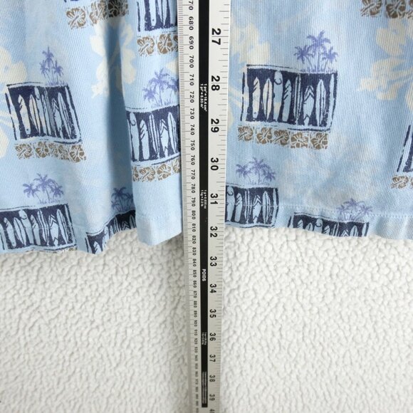 Columbia Shirt Mens Extra Large Blue Button Up Hawaiian Tropical Surfing Xco 90S - Picture 5 of 8